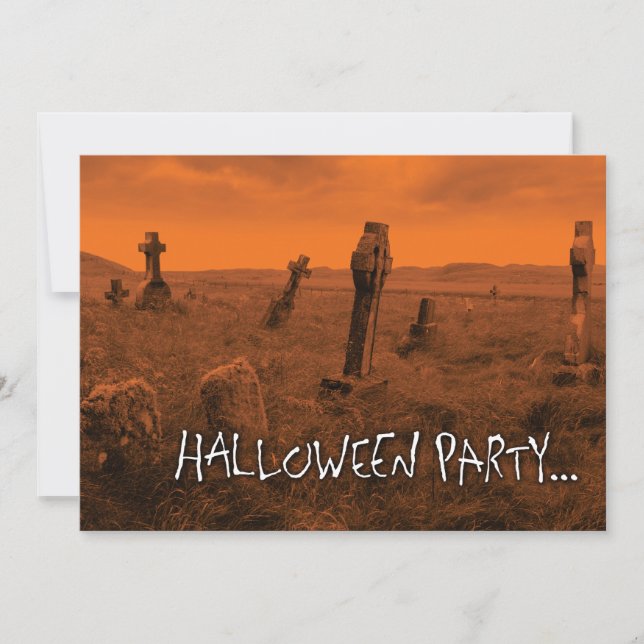 Invitation parti halloween (Devant)