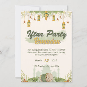 Invitation parti Iftar ramadan