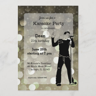 Invitation Parti karaoké
