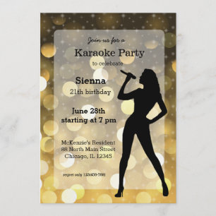 Invitation Parti karaoké