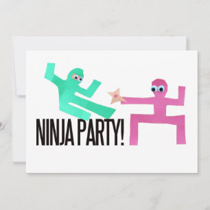Invitation Parti Ninja