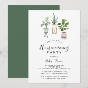 Invitation Parti Plante du réchauffement climatique