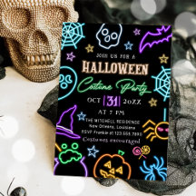 Parti Spooktaculaire Neon Glow Dark Halloween Part