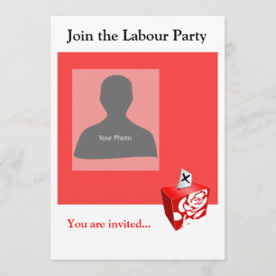 Invitation Parti travailliste Modèle