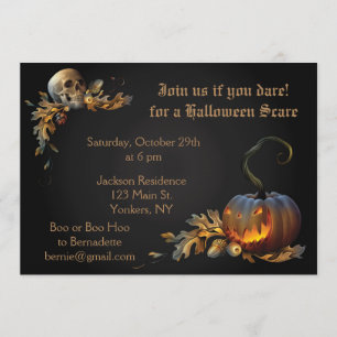 Invitation Partie adulte de Halloween