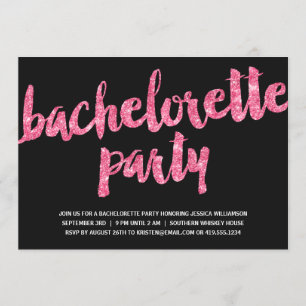 Invitation Partie de Bachelorette de regard de parties