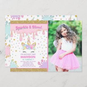 Invitation Partie de boue d'invitation d'anniversaire de boue