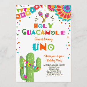 Invitation Partie de cactus d'invitation d'anniversaire de