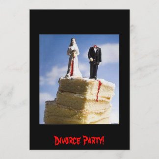 Invitation Partie de divorce