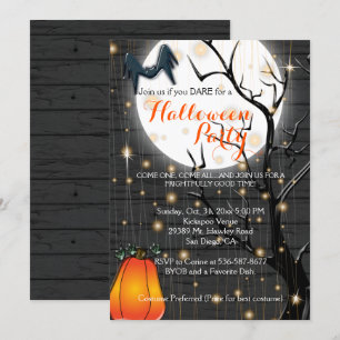 Invitation Partie de Halloween