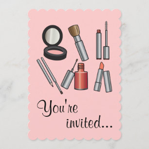 Invitation Partie de maquillage