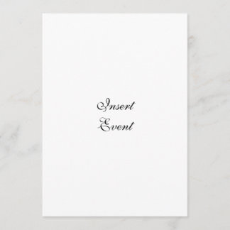 Invitation partie de modèle de l'invitation 5x7