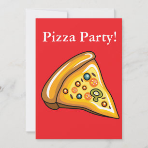 Invitation Partie de pizza