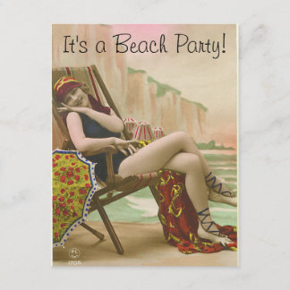 Invitation Partie de plage