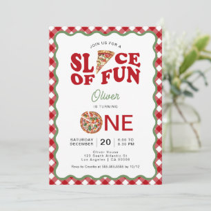 Invitation Partie De Plaisir   Pizza Wavy 1er anniversaire