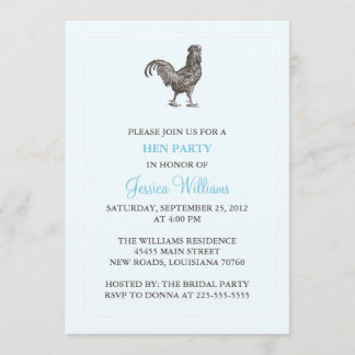 Invitation Partie de poule