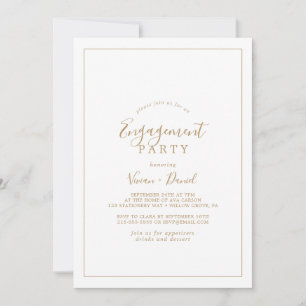 Invitation Partie d'engagement minimal pour l'or