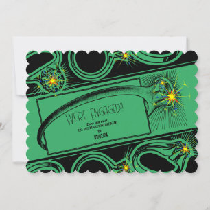 Invitation Partie d'engagement (version verte)