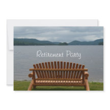 Partie-Lakeview de retraite avec le banc en bois
