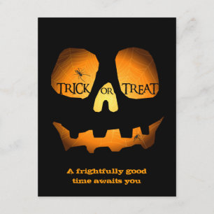 Invitation Partie mauvaise de Jack-o'-lantern Halloween