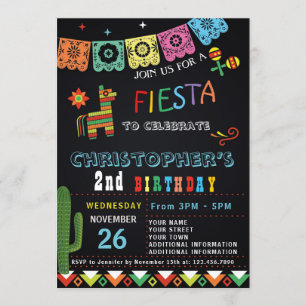 INVITATION PARTIE MEXICAINE DE FIESTA DE L'INVITATION %PIPE%