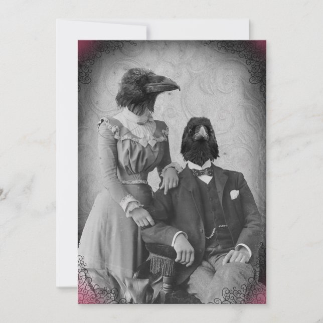 Invitation Partie victorienne déplaisante de Halloween de (Devant)