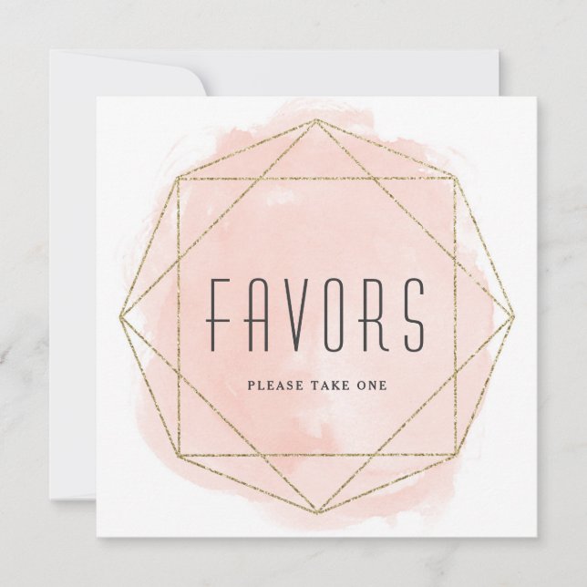 Invitation Parties scintillant aquarelle favorise le panneau  (Devant)