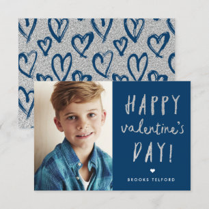 Invitation Parties scintillant Boys Classroom valentine's day