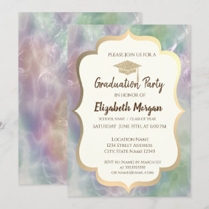 Invitation Parties scintillant Casquette Holographique Pearl 