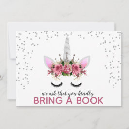 Invitation Parties scintillant D'Argent Unicorn Princesse App