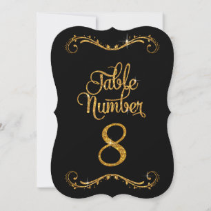 Invitation Parties scintillant de script fantaisie Tableau Nu