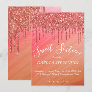 Invitation Parties scintillant de séchage Ombre Melting Dri