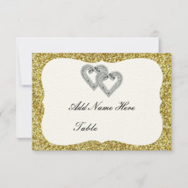 Invitation Parties scintillant d'or Carrosserie Carrosserie T