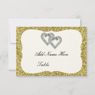 Invitation Parties scintillant d'or Carrosserie Carrosserie T