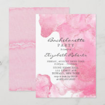 Parties scintillant d'or rose Fumée Bachelorette P