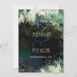 Invitation Parties scintillant forestières Hip Fairy Tale Mar