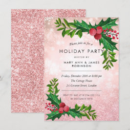 Invitation Parties scintillant Gold Rose en cuivre