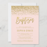 Parties scintillant moderne Blush Pink Gold Faux I