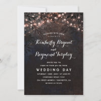 Parties scintillant or rose | Mariage campagnard r