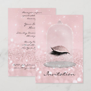 Invitation Parties scintillant Rose Blush Diamond Vip Lashes