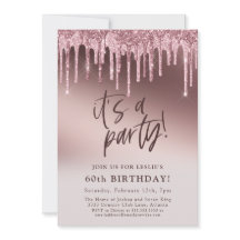 Parties scintillant rose Soixante-60e C'est un ann