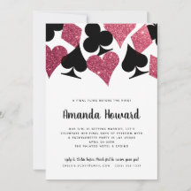 Parties scintillant rose Vegas Thème Bachelorette
