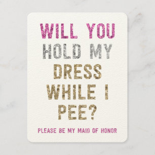 Invitation Parties scintillant Tenir Ma Robe Pendant Que Je P