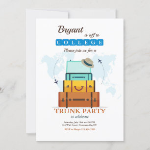 Invitation Partir à l'université masculine