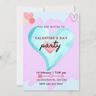 INVITATION PARTY OF LOVE AND FRIENDSHIP 