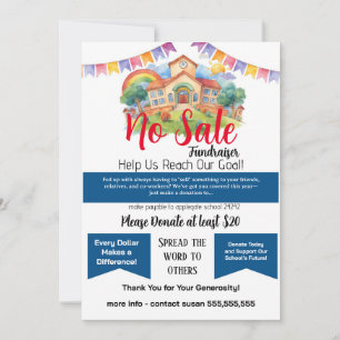 Invitation Pas d'activité de collecte de fonds VENDRE