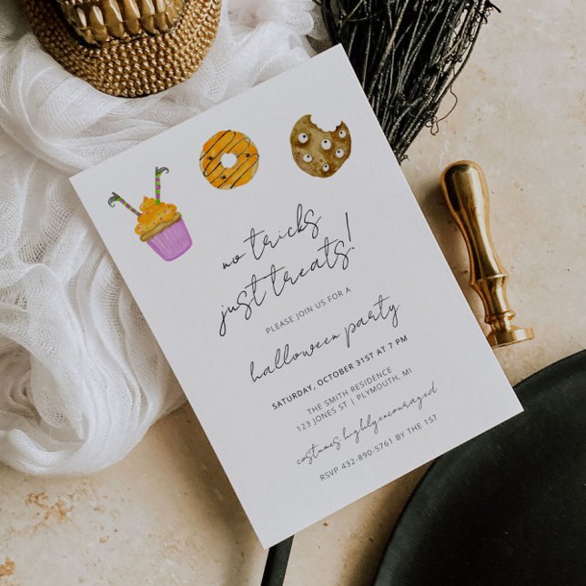 Invitation Pas De Trucs Il Suffit De Traiter L'Invitation De  (Créateur téléchargé)