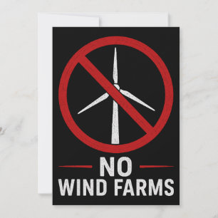 Invitation Pas d'éoliennes - Pas de parcs éoliens