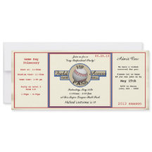 Pass d'anniversaire de base-ball