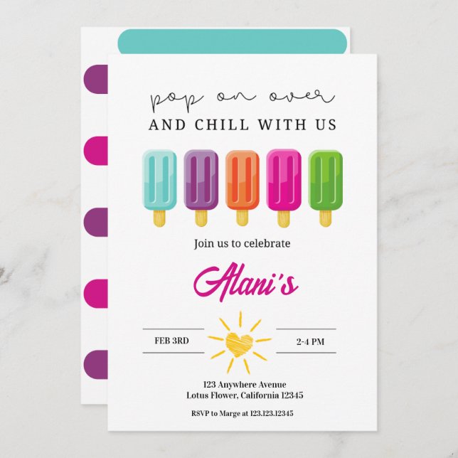 Invitation Passe chez nous (Devant / Derrière)